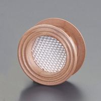 エスコ φ 53mm あかり窓(木目) EA951L-17 1セット(10個)（直送品）