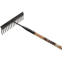 トンボ工業 アスファルトレーキ15本爪 全長1650ミリ 031476 1個