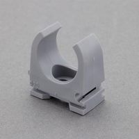 エスコ φ20mm パイプクリップ(50個) EA947FB-52 1セット(100個:50個×2袋)（直送品）