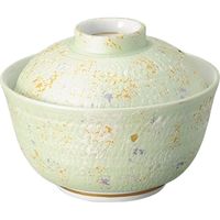 陶里 煮物碗 緑とちり煮物碗 (1個入) tri-300119204（直送品）