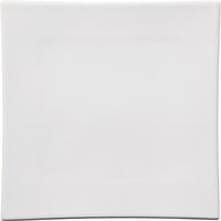 陶里 角皿 スノーホワイト（カルマホワイト）25cmスクエアープレート (1個入) tri-300204708（直送品）