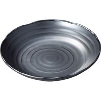 陶里 中皿 鉄結晶7.0深皿 (6個入) tri-300228924（直送品）