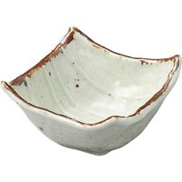 陶里 小鉢 翡翠斑点四角小鉢 (9個入) tri-300315026（直送品）