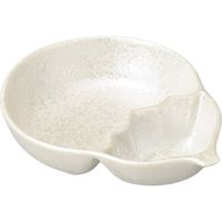 陶里 松花堂 プラチナラスター瓢仕切鉢 (3個入) tri-300518936（直送品）