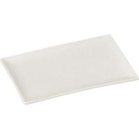 陶里 銘々皿 粉引長角銘々皿（小） (6個入) tri-300524914（直送品）