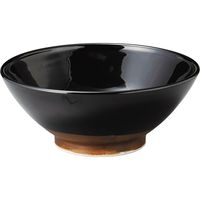 陶里 そば丼 黒・特大8.0丼 (1個入) tri-300550201（直送品）
