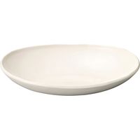 陶里 楕円皿 カフェズアイボリーいっぷく楕円鉢Ｍ (3個入) tri-300802508（直送品）