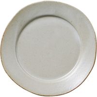陶里 小皿 ワイドリムアイボリー12cm丸皿 (6個入) tri-300803101（直送品）