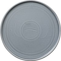 陶里 大皿 グレーフラット26cm丸皿 (1個入) tri-300803206（直送品）