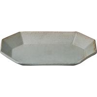 陶里 変形皿 パスタボウルグリーン (1個入) tri-300805608（直送品）