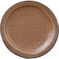 陶里 中皿 ベジ丸々取皿 カラメル (4個入) tri-301002907（直送品）