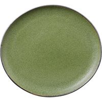 陶里 中皿 ベジサンドイッチ皿 オリーブ (2個入) tri-301002927（直送品）