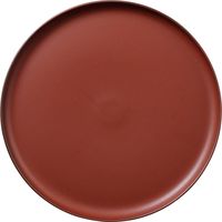 陶里 大皿 テール8.5丸浅口切立皿 緋朱 (1個入) tri-301005103（直送品）