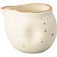 陶里 汁次（小） 粉引渕サビ汁次（マイクロ） (4個入) tri-301042818（直送品）