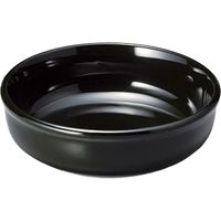 陶里 洋グラタン皿 黒つや13cm丸グラタン (5個入) tri-301179320（直送品）