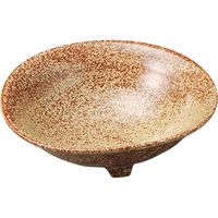 陶里 小鉢 窯変イラボ三ツ足千代口 (11個入) tri-301215017（直送品）