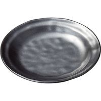 陶里 中皿 鉄結晶5.0フルーツ皿 (8個入) tri-301629733（直送品）