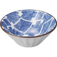 陶里 小鉢 変わり菱紋しのぎ深鉢小 (6個入) tri-301712326（直送品）