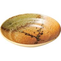 陶里 麺皿 信楽織部玉渕7.5麺皿 (4個入) tri-302452304（直送品）