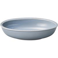 陶里 洋ボウル ドットカラー オーバルボール 小グレー (2個入) tri-302503015（直送品）
