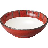 陶里 盛鉢 赤ゆづ黒十草煮物鉢 (3個入) tri-302510104（直送品）