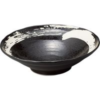 陶里 盛鉢 黒海流8.0盛鉢 (1個入) tri-302835715（直送品）