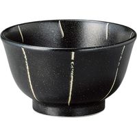 陶里 丼 クラフトライン（黒）かきこみ大丼 (5個入) tri-302849134（直送品）