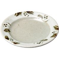 陶里 小皿 唐津椿3.0丸皿 (5個入) tri-303234721（直送品）