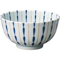 陶里 丼 しだれ十草青軽量小丼 (5個入) tri-303348418（直送品）