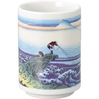 陶里 寿司湯呑 24白寿司湯呑 甲州石班沢（投網） (6個入) tri-303844431（直送品）