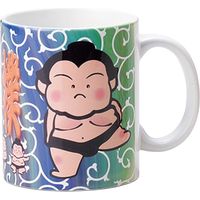陶里 日本土産 ヴィヴィッドマグブルー相撲 (5個入) tri-303885859（直送品）