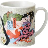 陶里 日本土産 80ｍｍマグ花合戦朝まで (5個入) tri-303885929（直送品）