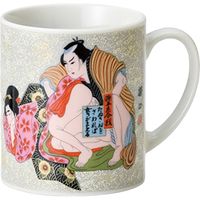 陶里 日本土産 80ｍｍマグ花合戦たぬき寝 (5個入) tri-303885928（直送品）