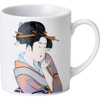 陶里 日本土産 80ｍｍマグ歌麿芸妓 (6個入) tri-303885942（直送品）