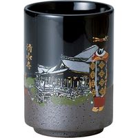 陶里 日本土産 24寿司湯呑伊賀塗分 清水舞妓 (6個入) tri-303886008（直送品）