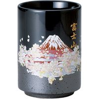 陶里 日本土産 24寿司湯呑伊賀塗分 富士山桜 ＲＥＤ (6個入) tri-303886013（直送品）
