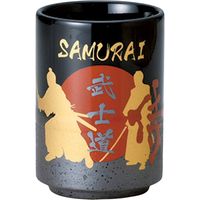 陶里 日本土産 24寿司湯呑伊賀塗分 武士道 (6個入) tri-303886019（直送品）