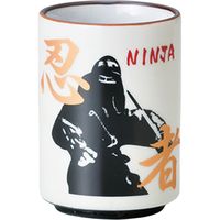 陶里 日本土産 24寿司湯呑黄地 忍者 (6個入) tri-303886035（直送品）