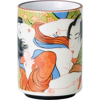 陶里 日本土産 24寿司湯呑黄地 からみ乳房 (6個入) tri-303886054（直送品）