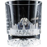 陶里 日本土産 カッティングタンブラー・ロックグラス・ショットグラス富士山 ＪＡＰＡＮ (5個入) tri-303886453（直送品）