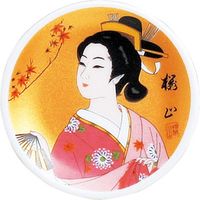 陶里 日本土産 マグネットプレート紅葉美人 (10個入) tri-303886523（直送品）