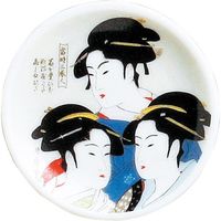 陶里 日本土産 マグネットプレート歌麿（3美人） (10個入) tri-303886540（直送品）