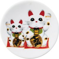 陶里 日本土産 マグネットプレート千両万両猫 (10個入) tri-303886550（直送品）