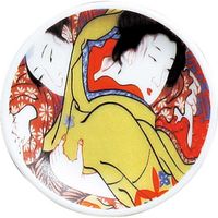 陶里 日本土産 マグネットプレートからみ（緑着物） (10個入) tri-303886554（直送品）