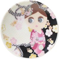 陶里 日本土産 マグネットプレートコケシ 桃 ピンク着物 (10個入) tri-303886570（直送品）