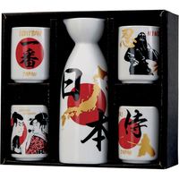 陶里 日本土産 1：4 一合酒器セット ジャパン (2個入) tri-303886733（直送品）
