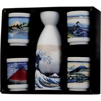 陶里 日本土産 1：4 一合酒器セット 富嶽36景 (2個入) tri-303886743（直送品）