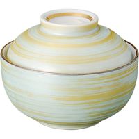 陶里 煮物碗 線巻金刷毛小煮物碗 (2個入) tri-304019513（直送品）