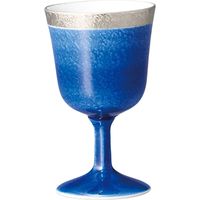 陶里 盃 藍交趾プラチナ馬上杯（大） (2個入) tri-304039701（直送品）