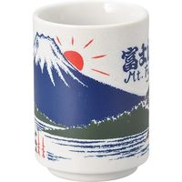 陶里 寿司湯呑 富士山中切立湯呑 (5個入) tri-304144522（直送品）